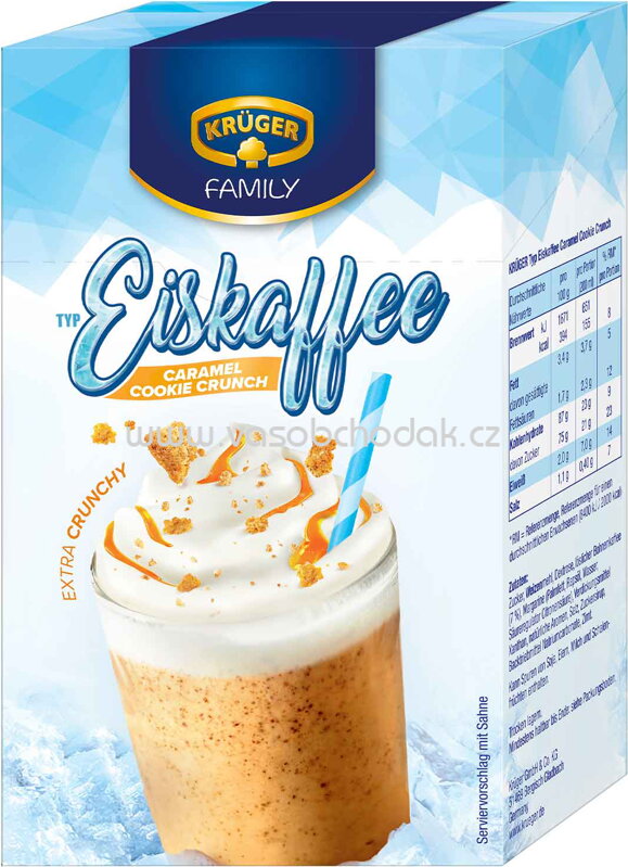 Krüger Family Typ Eiskaffee Caramel Cookie Crunch, 10 St, 250g Krüger Family Typ Eiskaffee Caramel Cookie Crunch, 10 St, 250g