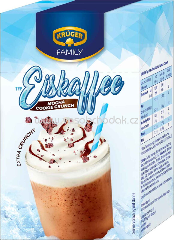 Krüger Family Typ Eiskaffee Mocha Cookie Crunch, 10 St, 250g Krüger Family Typ Eiskaffee Mocha Cookie Crunch, 10 St, 250g