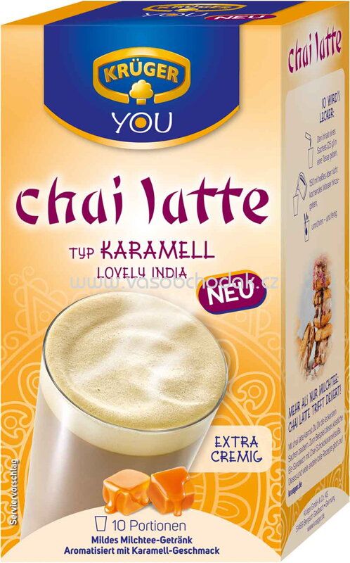 Krüger You Chai Latte Typ Karamell Lovely India, 10 St, 250g
