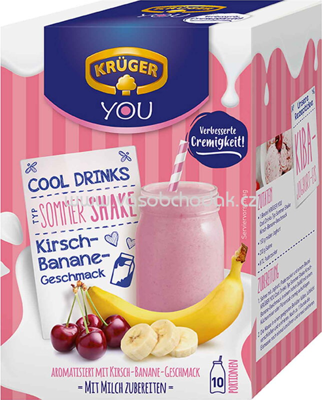 Krüger You Cool Drinks Typ Sommer Shake Kirsch-Banane, 10 St, 200g