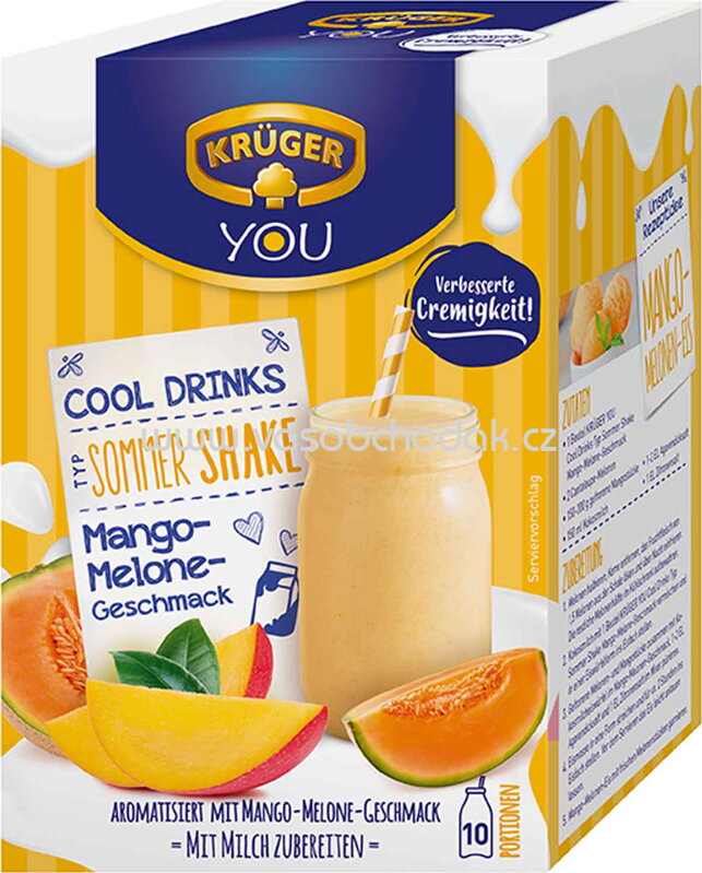 Krüger COOL DRINKS Sommer Shake Mango-Melone, 200g Krüger COOL DRINKS Sommer Shake Mango-Melone, 200g