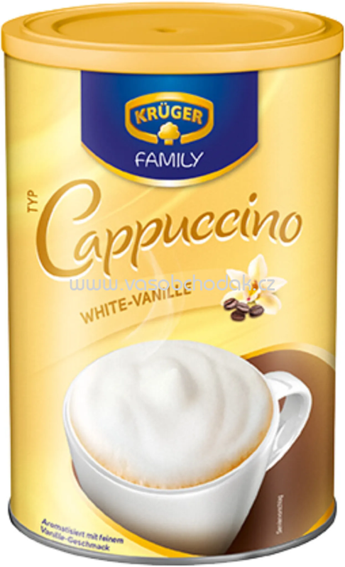 Krüger Cappuccino White-Vanille, Dose, 450g