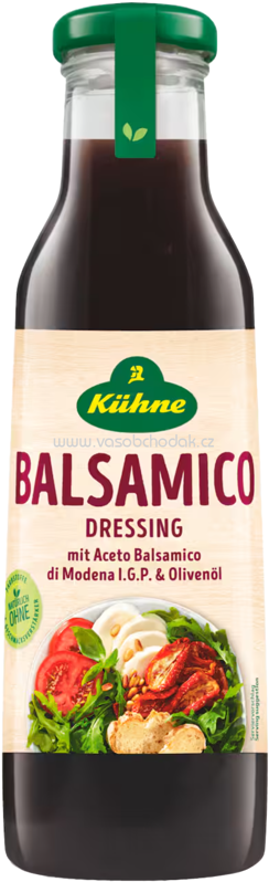 Kühne Balsamico Dressing mit Aceto Balsamico di Modena I.G.P. & Olivenöl, 500 ml