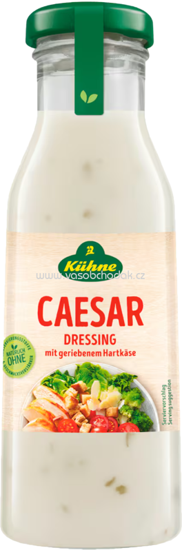 Kühne Caesar Dressing mit geriebenem Hartkäse, 250 ml