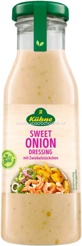 Kühne Sweet Onion Dressing mit Zwiebelstückchen, 250 ml