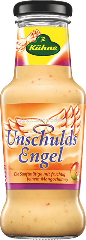 Kühne Unschuldsengel Sauce mit Fruchtigem Mangochutney, 250 ml Kühne Unschuldsengel Sauce mit Fruchtigem Mangochutney, 250 ml