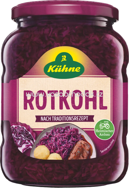 Kühne Rotkohl nach Traditionsrezept, 720 ml