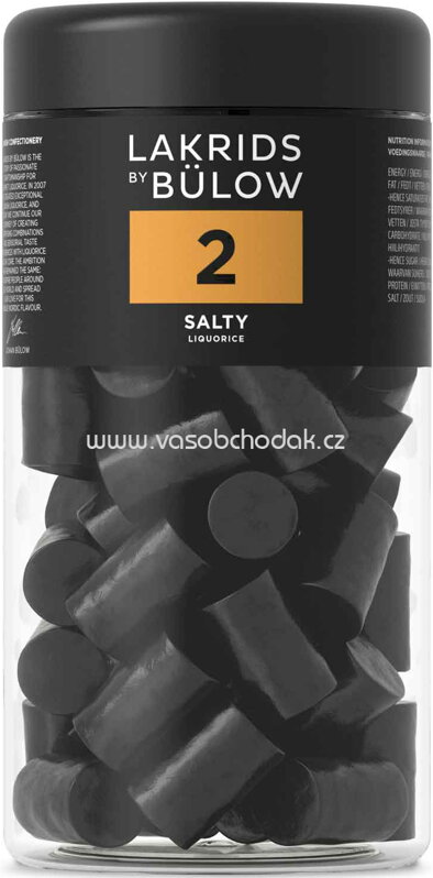 Lakrids by Bülow 2 Salty Liquorice, 360g