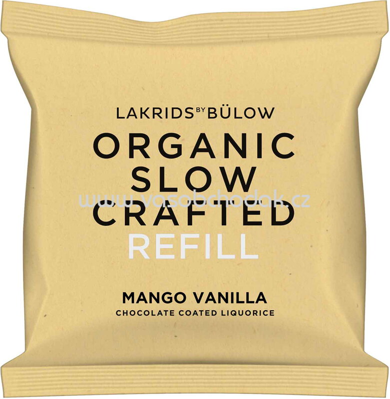 Lakrids by Bülow Organic Slow Crafted Mango Vanilla Refill, 265g