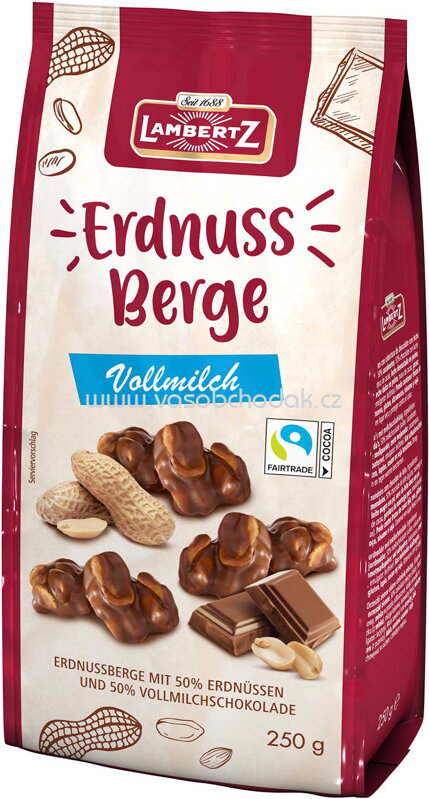 Lambertz Erdnussberge Vollmilch, 250g