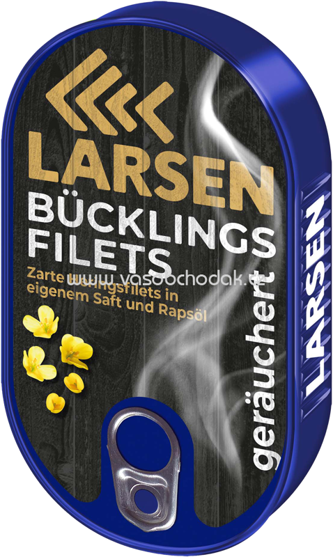 Larsen Bücklings Filets in eigenem Saft und Rapsöl, 190g