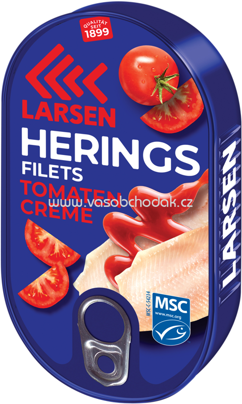 Larsen Heringsfilets Tomaten Creme, 200g
