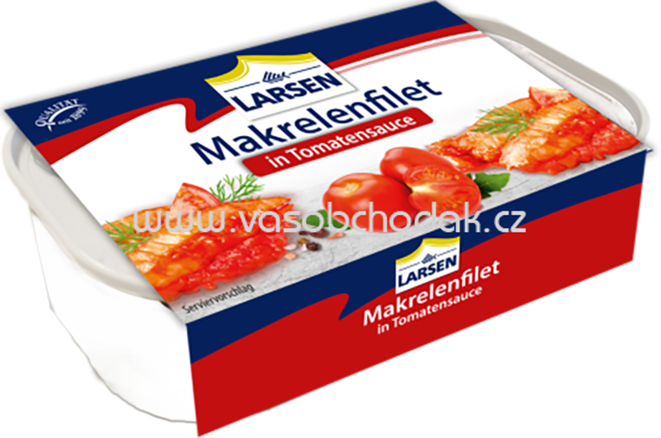 Larsen Makrelenfilet in Tomatensauce, 125g