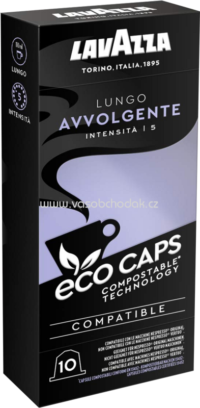Lavazza Eco Caps Lungo Avvolgente, 10 St Lavazza Eco Caps Lungo Avvolgente, 10 St