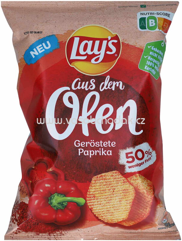 Lay's aus dem Ofen Geröstete Paprika, 100g Lay's aus dem Ofen Geröstete Paprika, 100g