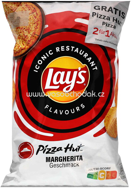 Lay's Kartoffelchips Pizza Hut Margherita, 150g Lay's Kartoffelchips Pizza Hut Margherita, 150g