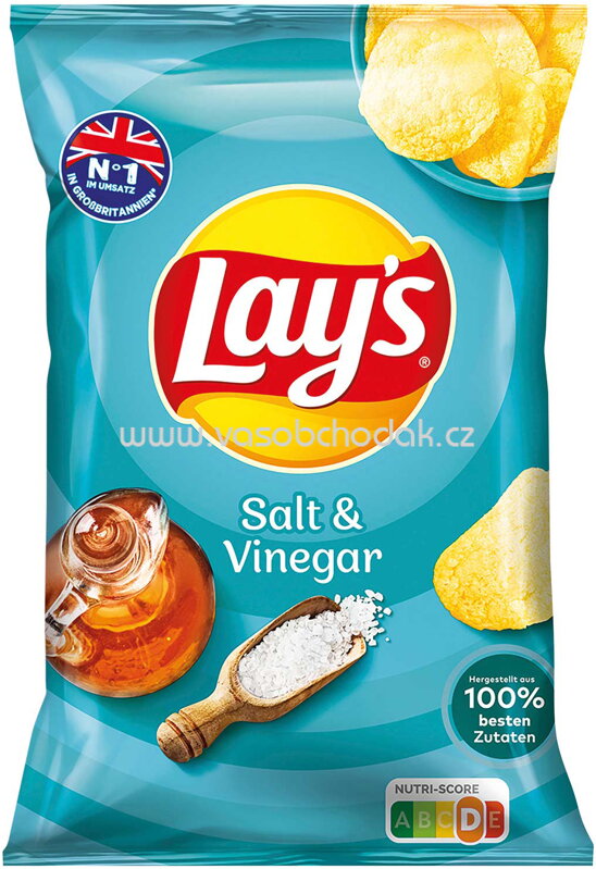 Lay's Kartoffelchips Salt & Vinegar, 150g Lay's Kartoffelchips Salt & Vinegar, 150g