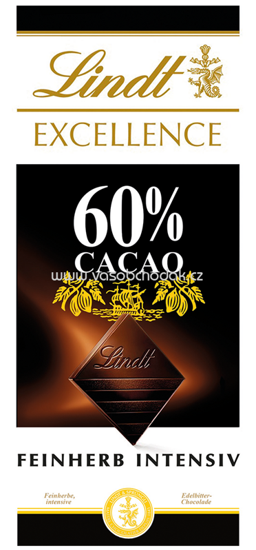 Lindt Excellence 60%, 100g