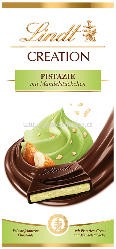 Lindt Creation Pistazie mit Mandelstücken, 148g Lindt Creation Pistazie mit Mandelstücken, 148g