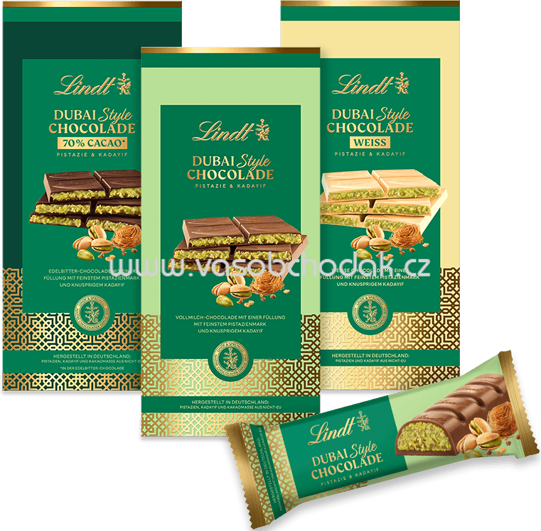 Lindt Dubai Style Chocolade Set, 485g