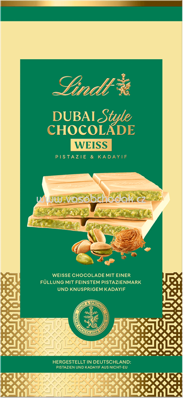 Lindt Dubai Style Chocolade Weiß, 150g