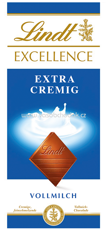 Lindt Excellence Extra Cremig, 100g