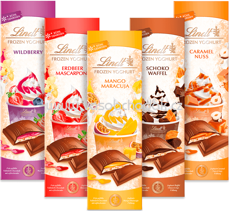 Lindt Frozen Yoghurt Set, 500g