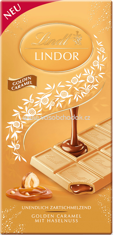 Lindt Lindor Golden Caramel, 100g