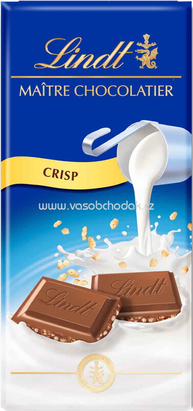 Lindt Maître Vollmilch Crisp, 100g