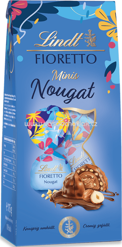 Lindt Fioretto Minis Nougat, 115g