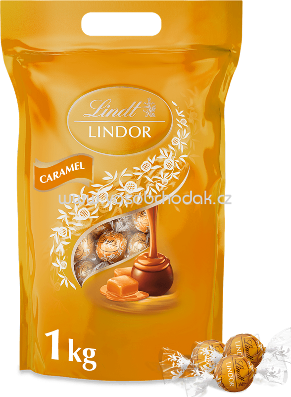 Lindt Lindor Kugel Caramel, Beutel, 1 kg