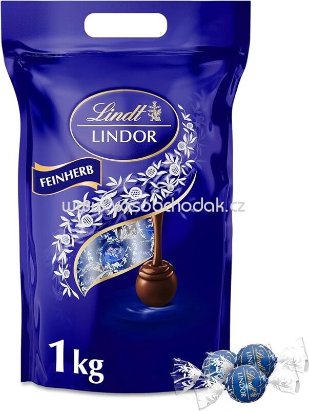 Lindt Lindor Kugeln Feinherb, Beutel, 1 kg