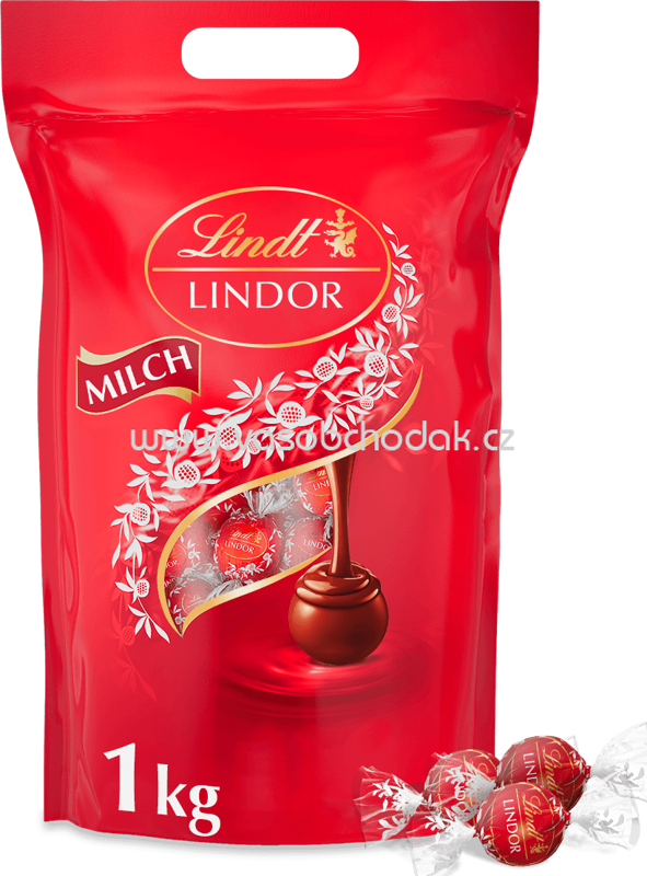 Lindt Lindor Kugel Milch, Beutel, 1 kg