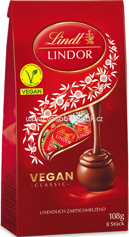 Lindt Lindor Kugel Vegan Classic, 108g