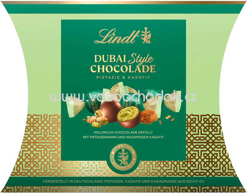 Lindt Dubai Style Chocolade Kissen Milch, 149g