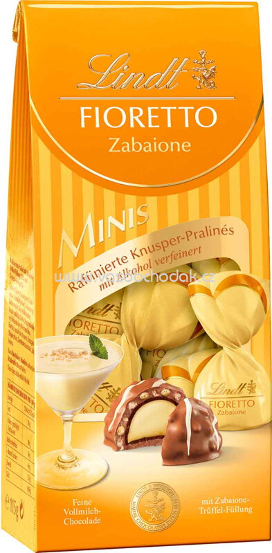 Lindt Fioretto Minis Zabaione, 115g