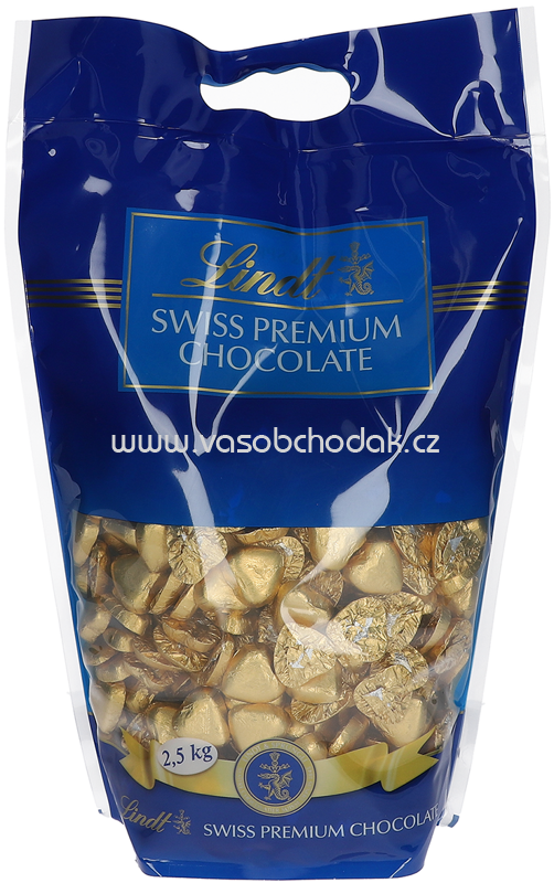 Lindt Vollmilch Herzen Gold, 485 St, 2,5kg Lindt Vollmilch Herzen Gold, 485 St, 2,5kg