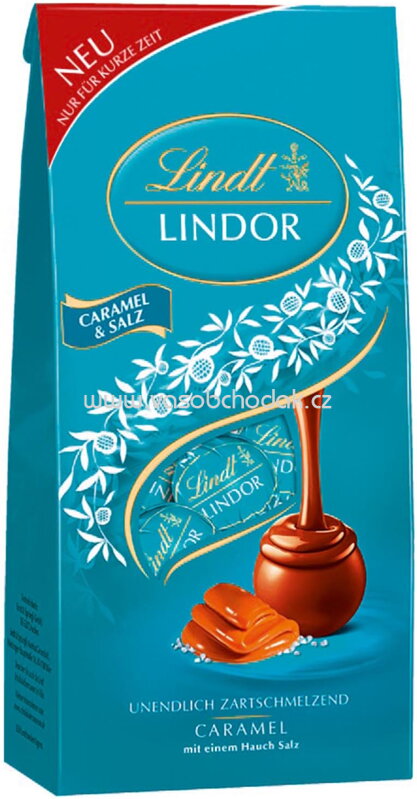 Lindt Lindor Kugeln Caramel & Salz, 137g