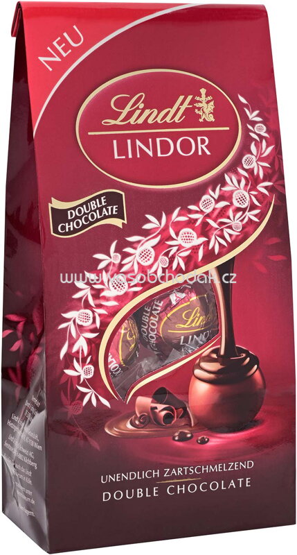 Lindt Lindor Vollmilch Kugeln Double Chocolate, 137g Lindt Lindor Vollmilch Kugeln Double Chocolate, 137g