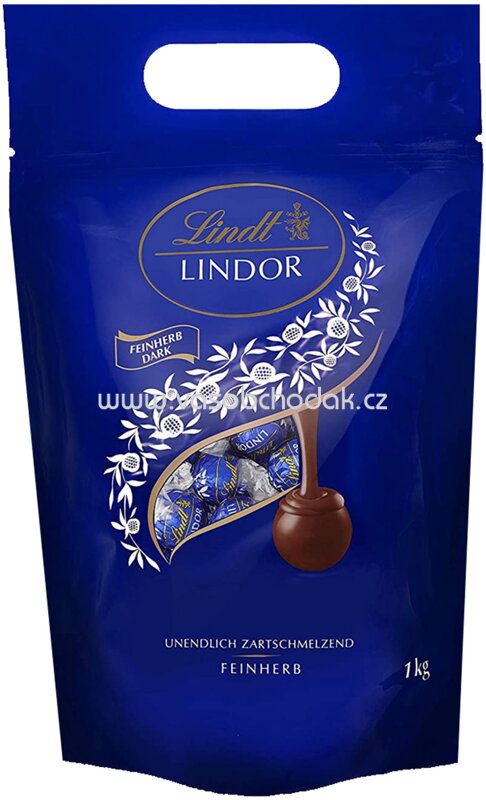 Lindt Lindor Kugeln Feinherb, Beutel, 1 kg Lindt Lindor Kugeln Feinherb, Beutel, 1 kg