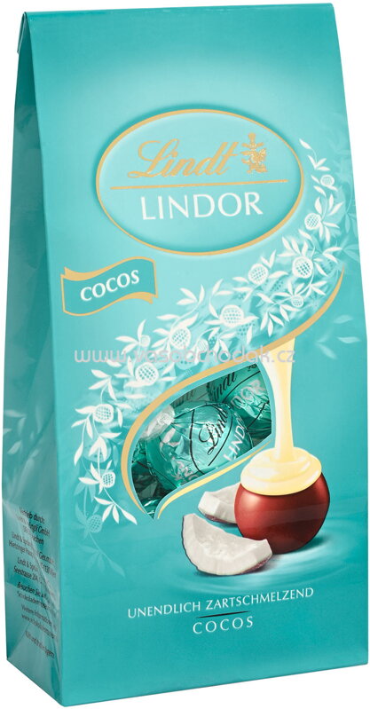 Lindt Lindor Kugel Cocos, 136g