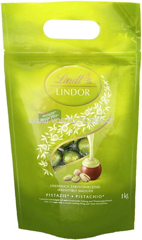 Lindt Lindor Kugel Pistazie, Beutel, 1 kg