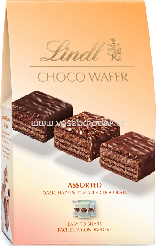 Lindt CHOCO WAFER Mischungsbeutel, 138g