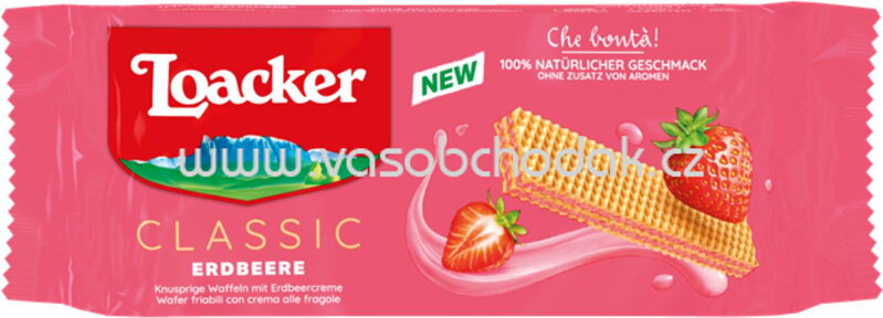 Loacker Classic Erdbeere, 135g