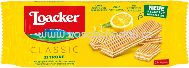 Loacker Classic Zitrone, 135g