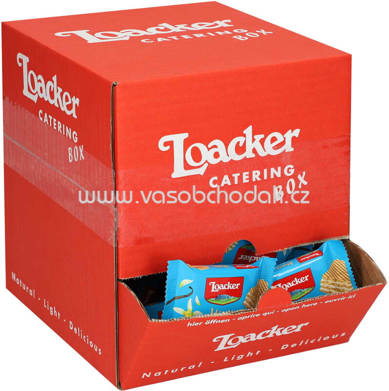 Loacker Minis Vanilla, 62x10g, 620g Loacker Minis Vanilla, 62x10g, 620g