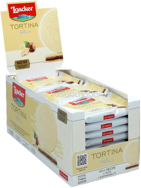 Loacker Tortina White, 24x21g, 504g Loacker Tortina White, 24x21g, 504g