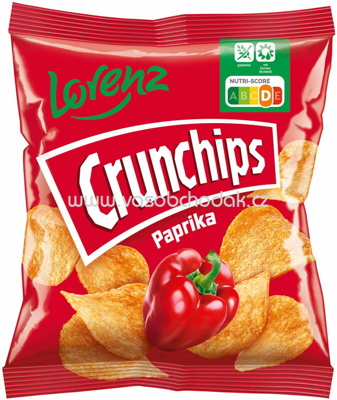Lorenz Crunchips Paprika, 20x25g Lorenz Crunchips Paprika, 20x25g