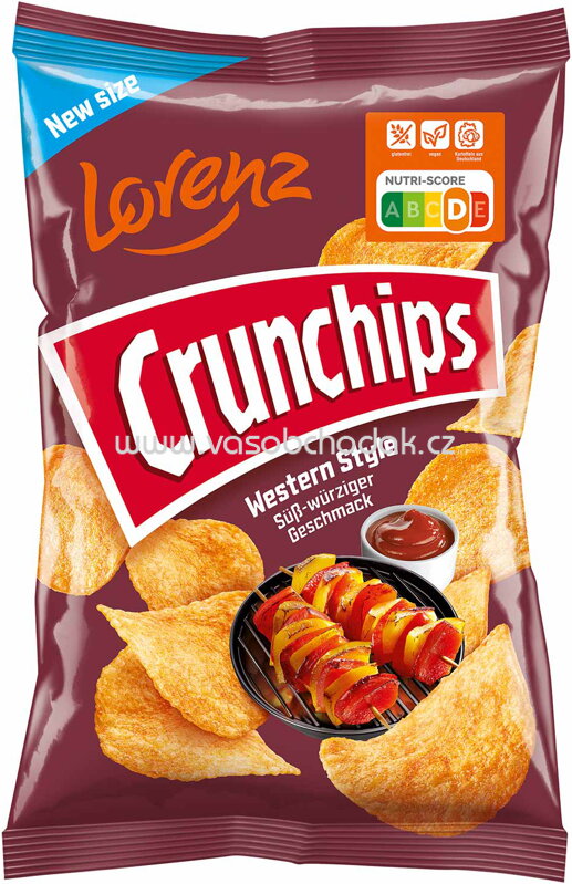 Lorenz Crunchips Western Style, 150g