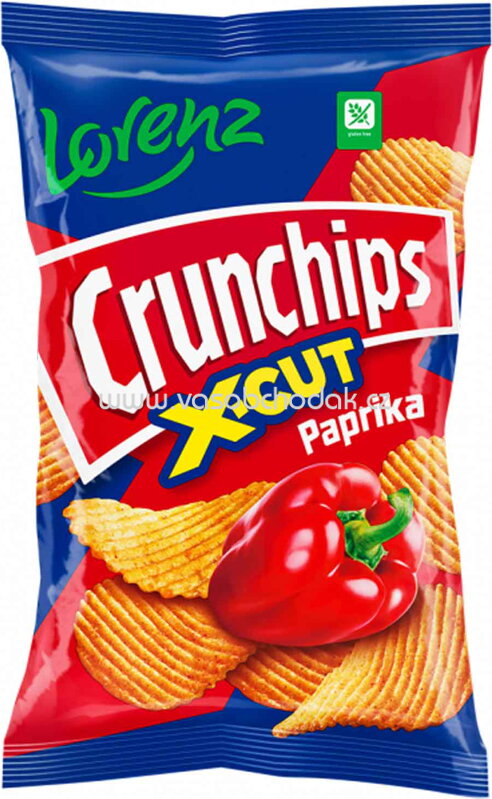 Lorenz Crunchips X-Cut Paprika, 75g Lorenz Crunchips X-Cut Paprika, 75g